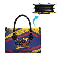 Venezuela Fuerza Y Esperanza Leather Bag - Wonder Print Shop