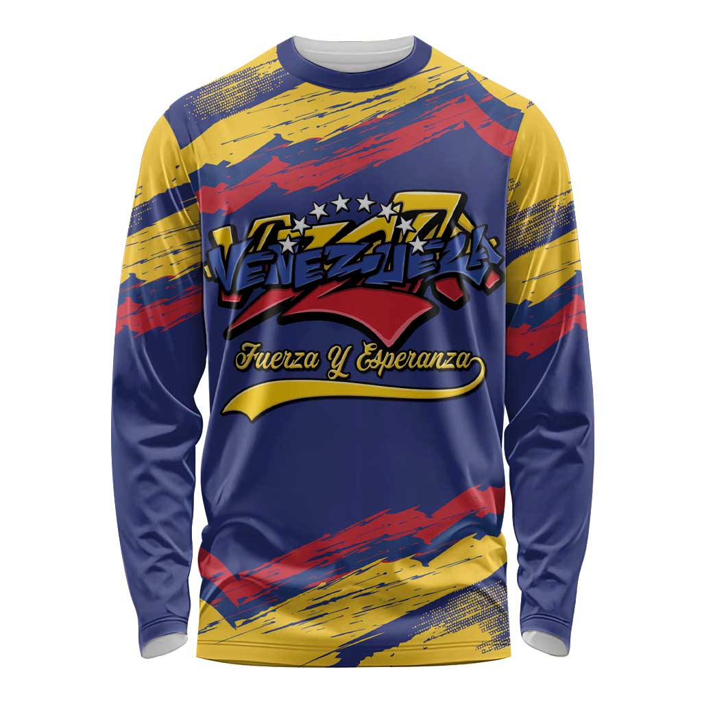 Venezuela Fuerza Y Esperanza Long Sleeve Shirt - Wonder Print Shop