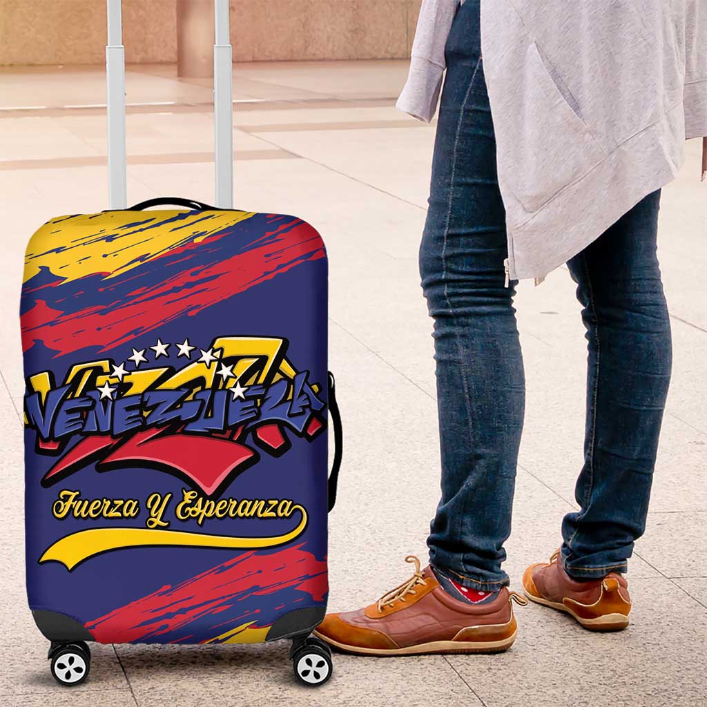 Venezuela Fuerza Y Esperanza Luggage Cover - Wonder Print Shop