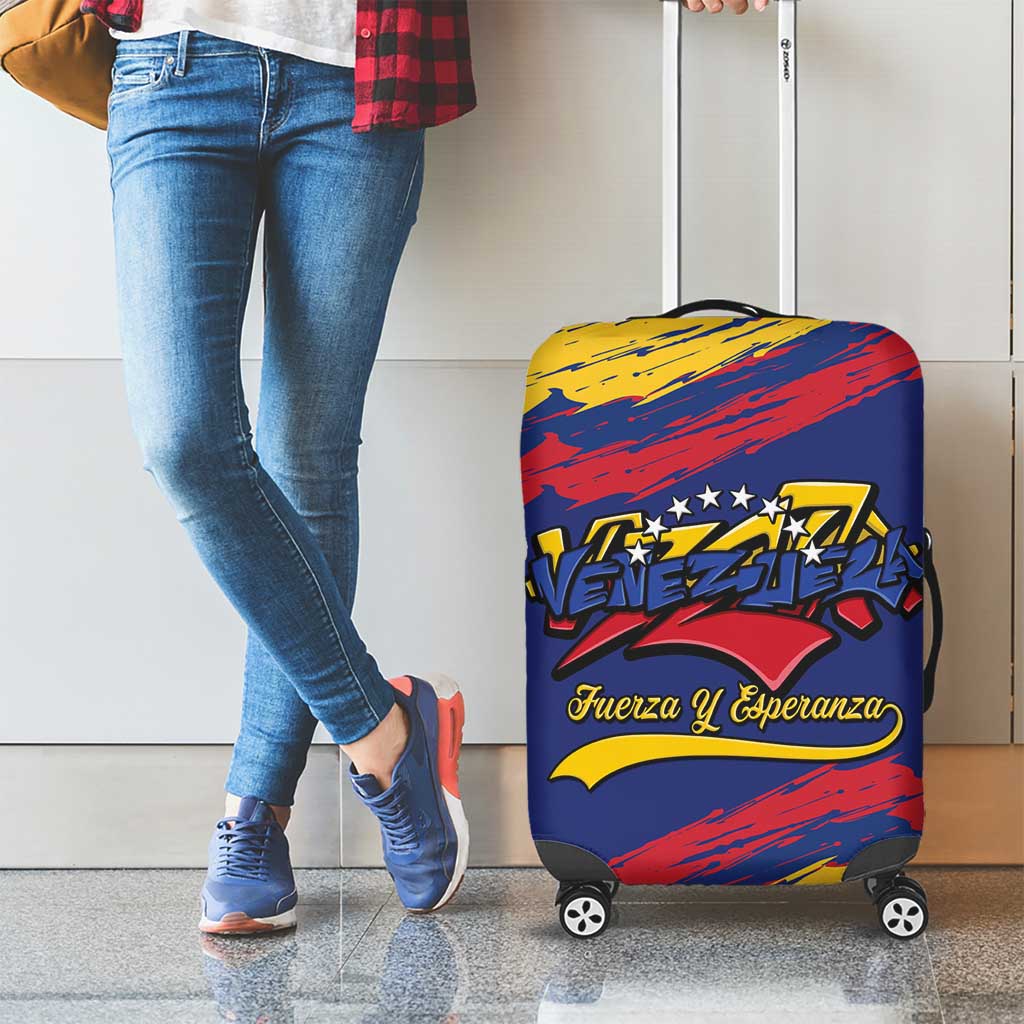 Venezuela Fuerza Y Esperanza Luggage Cover - Wonder Print Shop