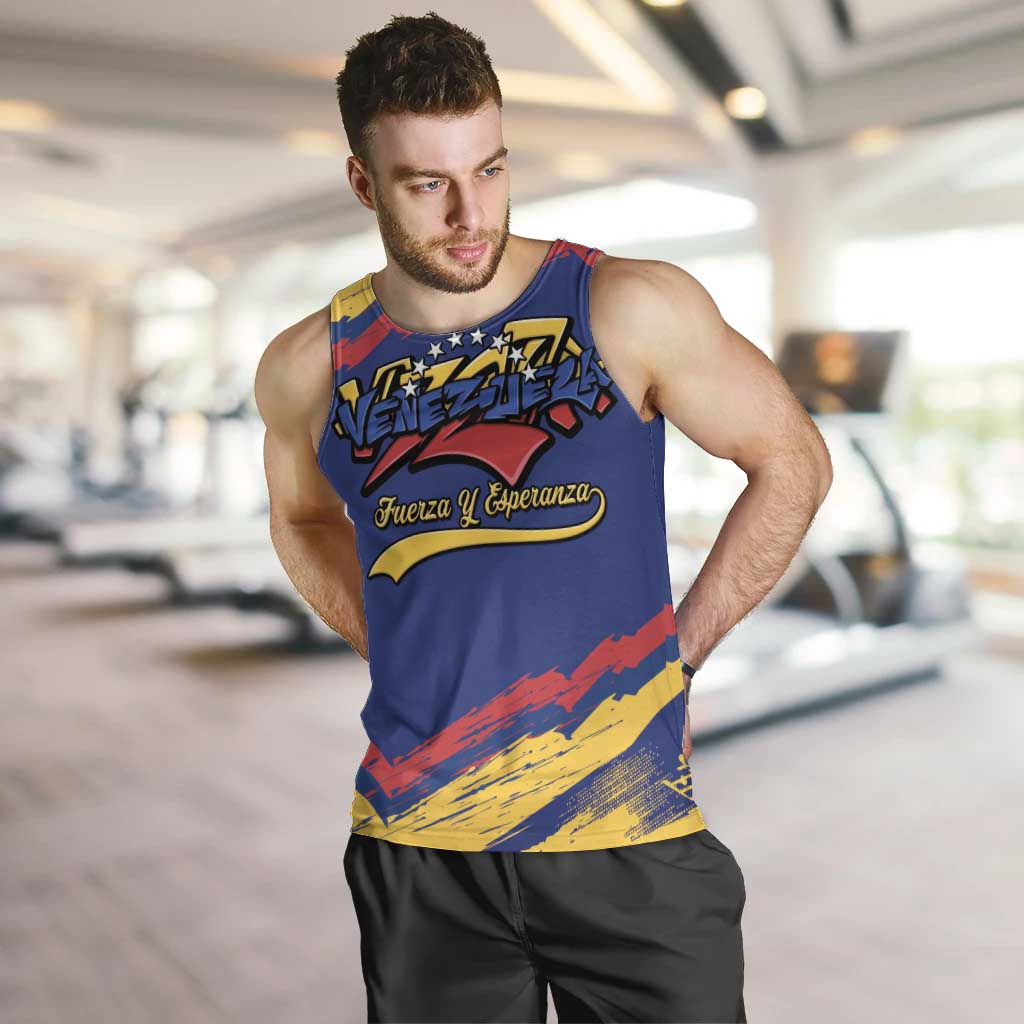 Venezuela Fuerza Y Esperanza Men Tank Top - Wonder Print Shop