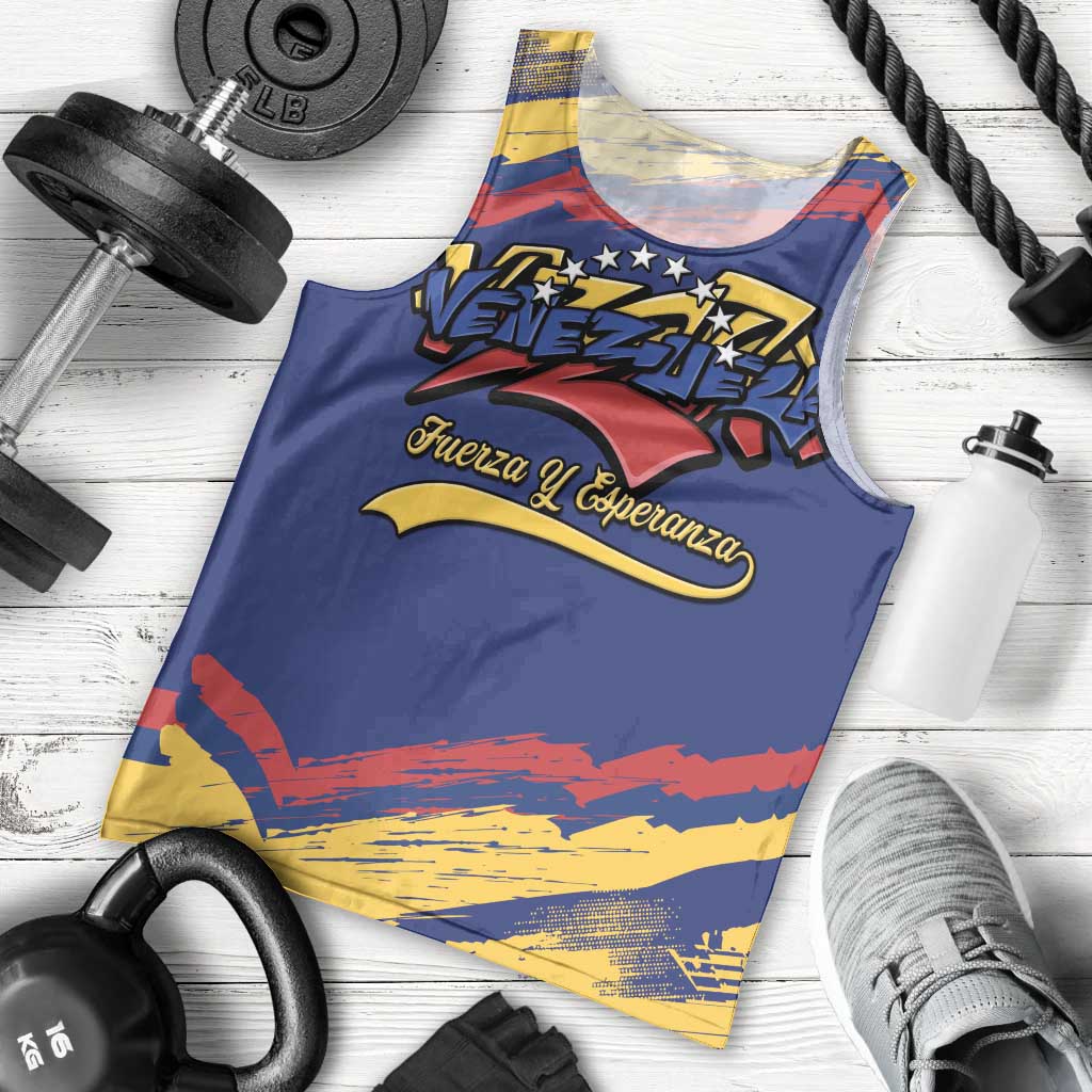 Venezuela Fuerza Y Esperanza Men Tank Top - Wonder Print Shop