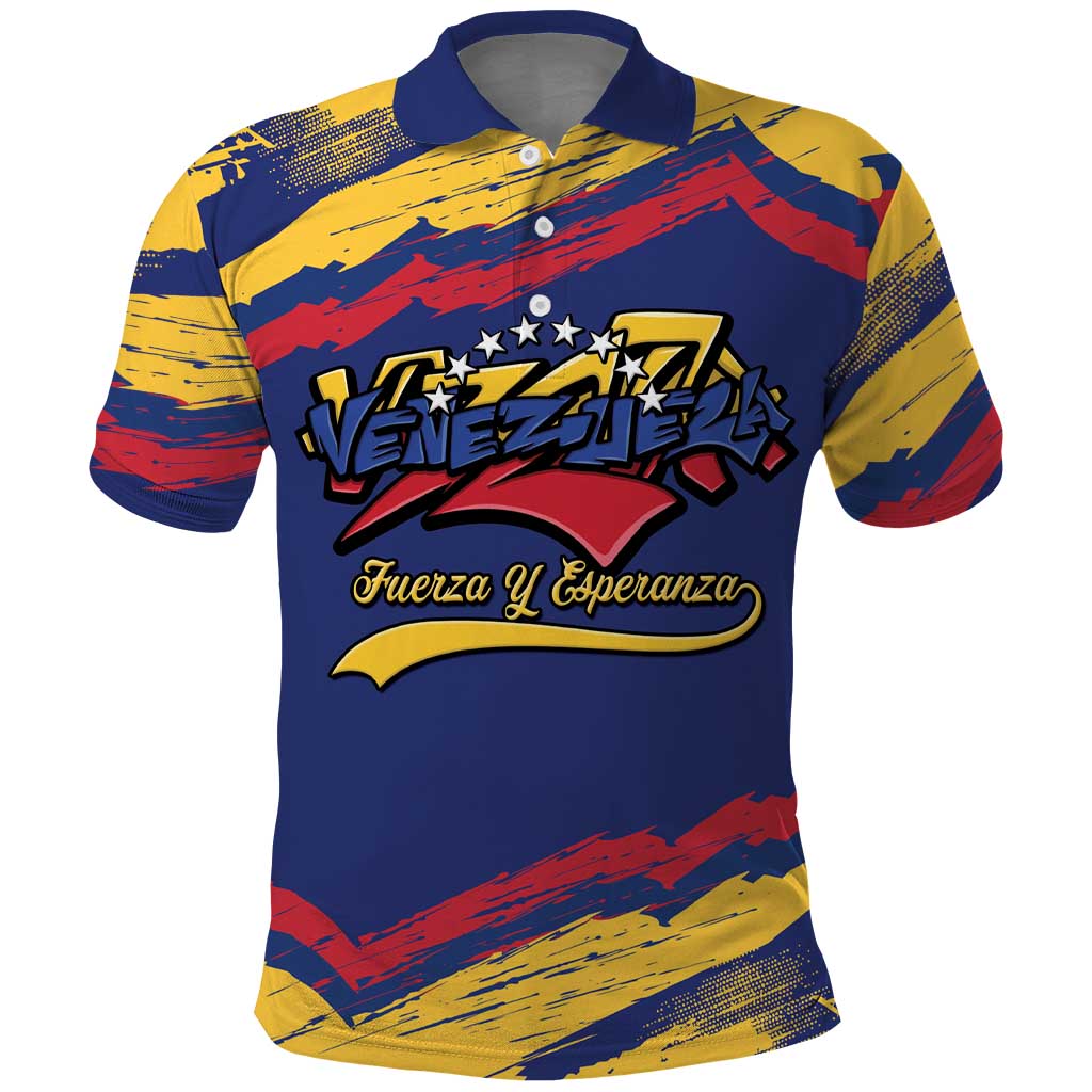 Venezuela Fuerza Y Esperanza Polo Shirt - Wonder Print Shop