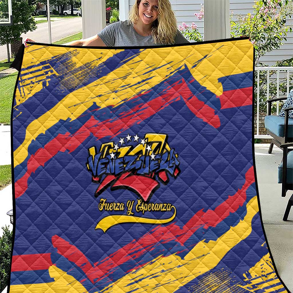 Venezuela Fuerza Y Esperanza Quilt - Wonder Print Shop