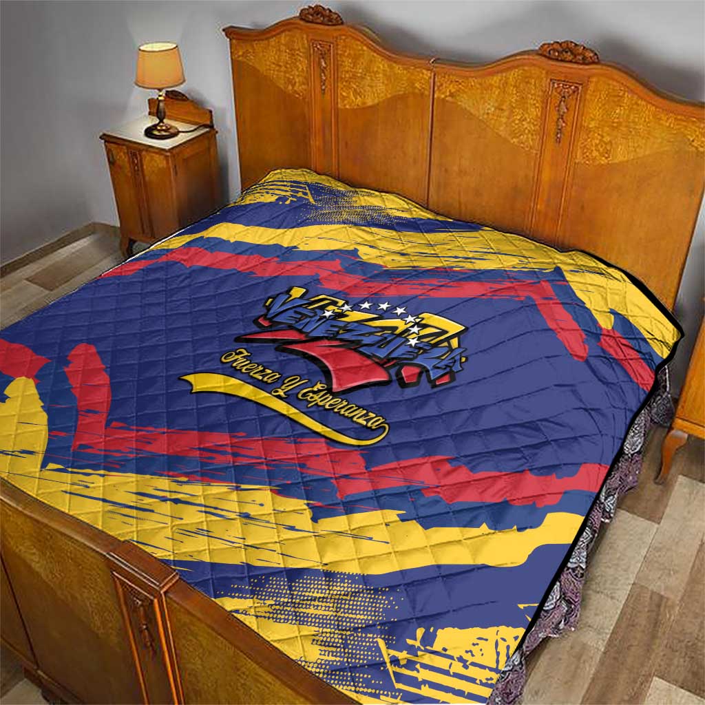 Venezuela Fuerza Y Esperanza Quilt - Wonder Print Shop