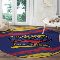 Venezuela Fuerza Y Esperanza Round Carpet - Wonder Print Shop