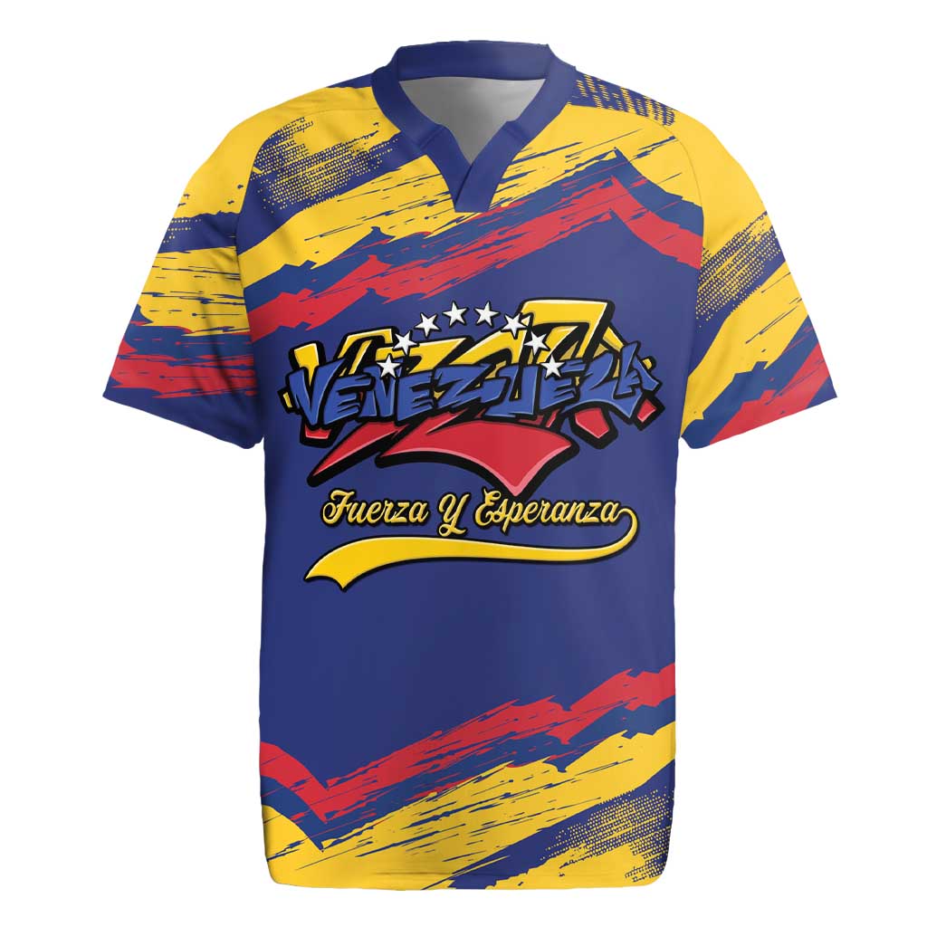 Venezuela Fuerza Y Esperanza Rugby Jersey - Wonder Print Shop