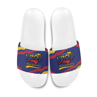 Venezuela Fuerza Y Esperanza Slide Sandals - Wonder Print Shop