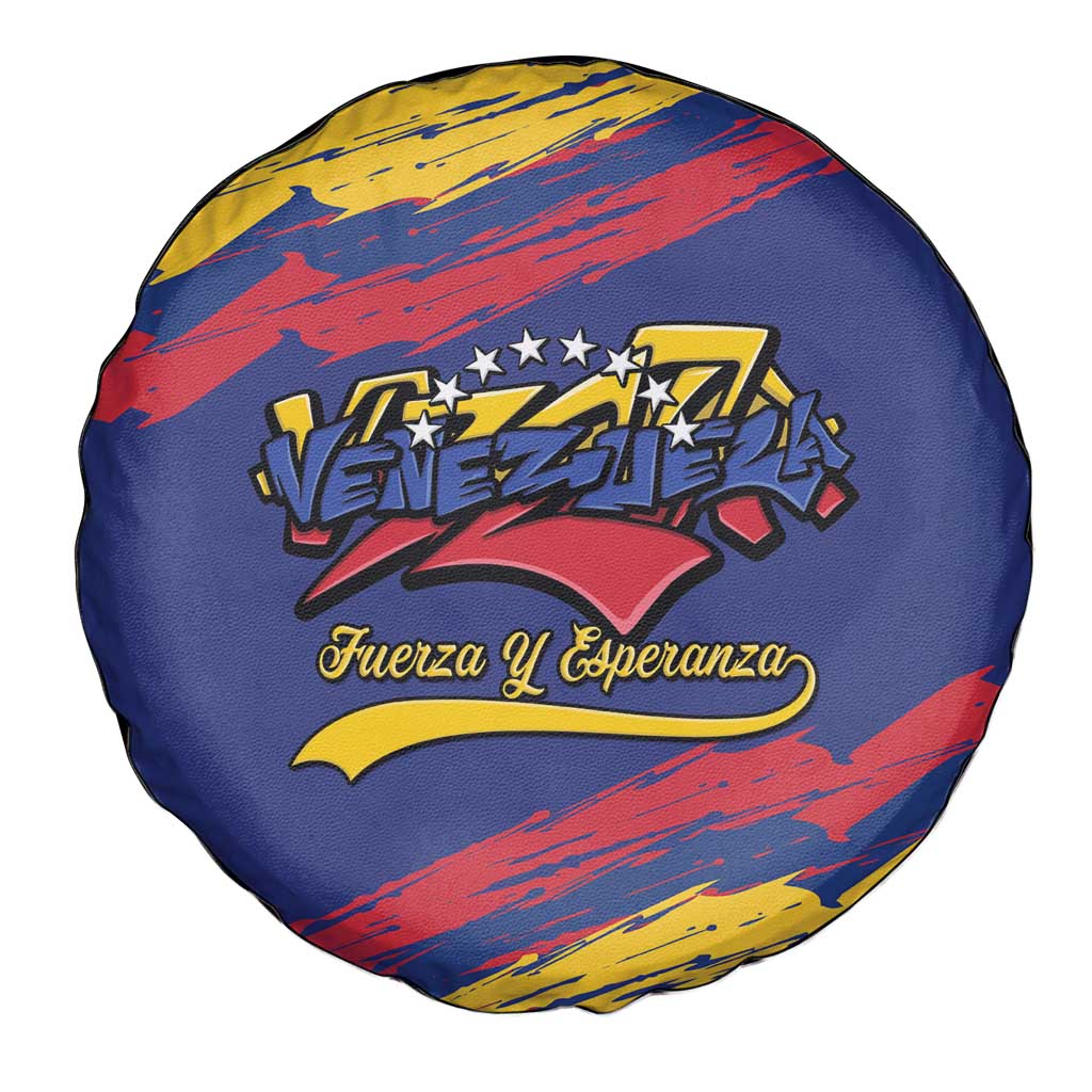 Venezuela Fuerza Y Esperanza Spare Tire Cover - Wonder Print Shop