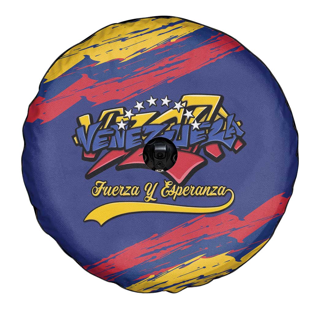 Venezuela Fuerza Y Esperanza Spare Tire Cover - Wonder Print Shop