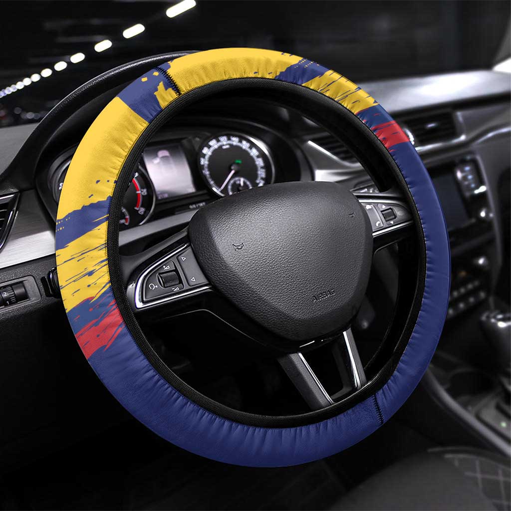 Venezuela Fuerza Y Esperanza Steering Wheel Cover - Wonder Print Shop