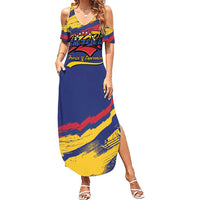 Venezuela Fuerza Y Esperanza Summer Maxi Dress - Wonder Print Shop