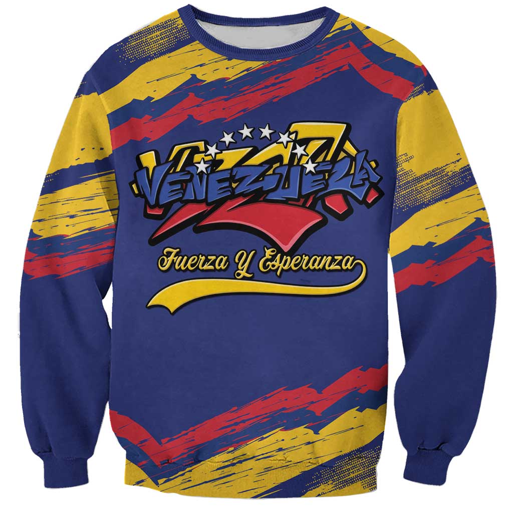 Venezuela Fuerza Y Esperanza Sweatshirt - Wonder Print Shop
