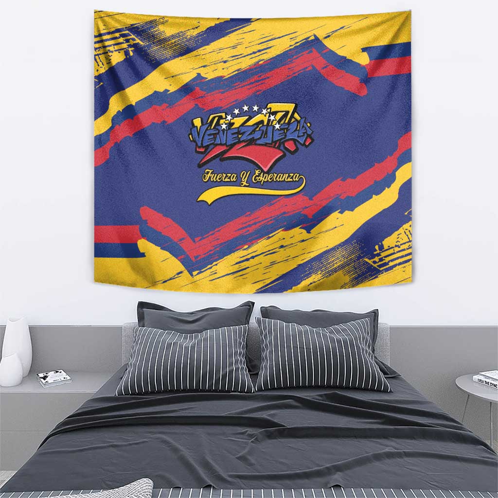 Venezuela Fuerza Y Esperanza Tapestry - Wonder Print Shop