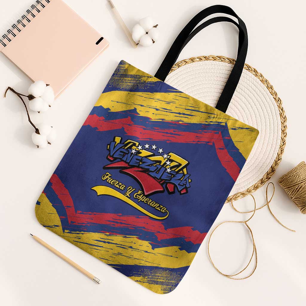Venezuela Fuerza Y Esperanza Tote Bag - Wonder Print Shop