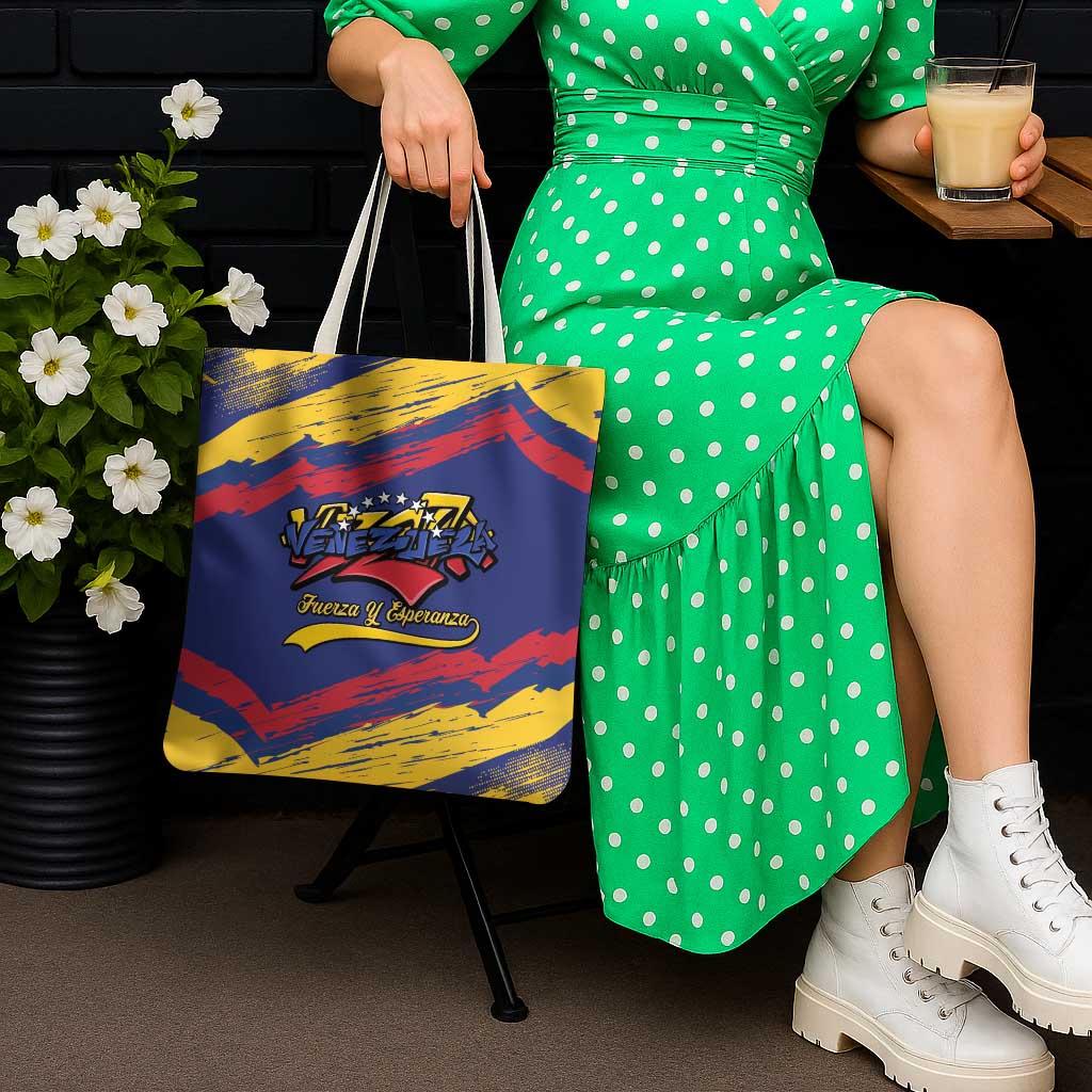 Venezuela Fuerza Y Esperanza Tote Bag - Wonder Print Shop