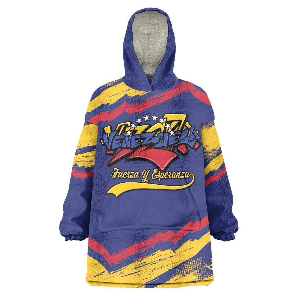 Venezuela Fuerza Y Esperanza Wearable Blanket Hoodie - Wonder Print Shop