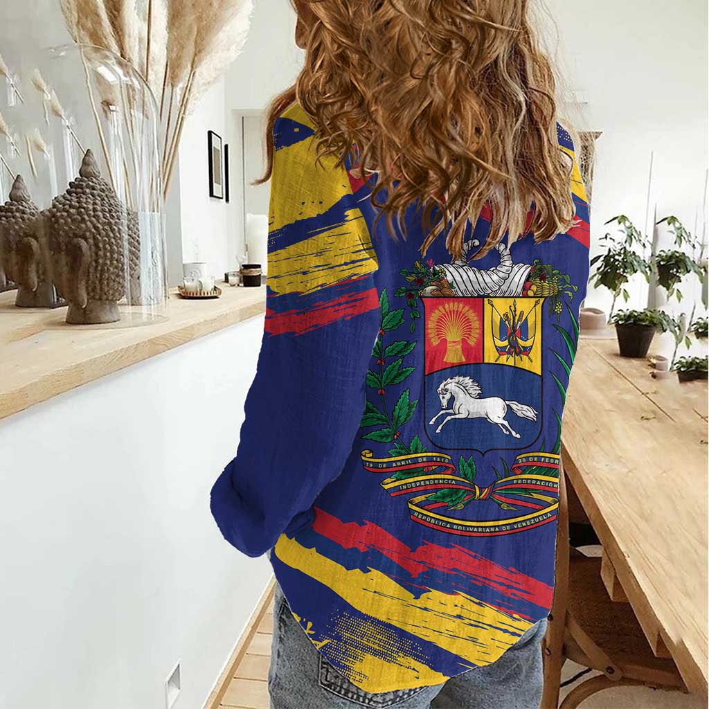 Venezuela Fuerza Y Esperanza Women Casual Shirt - Wonder Print Shop