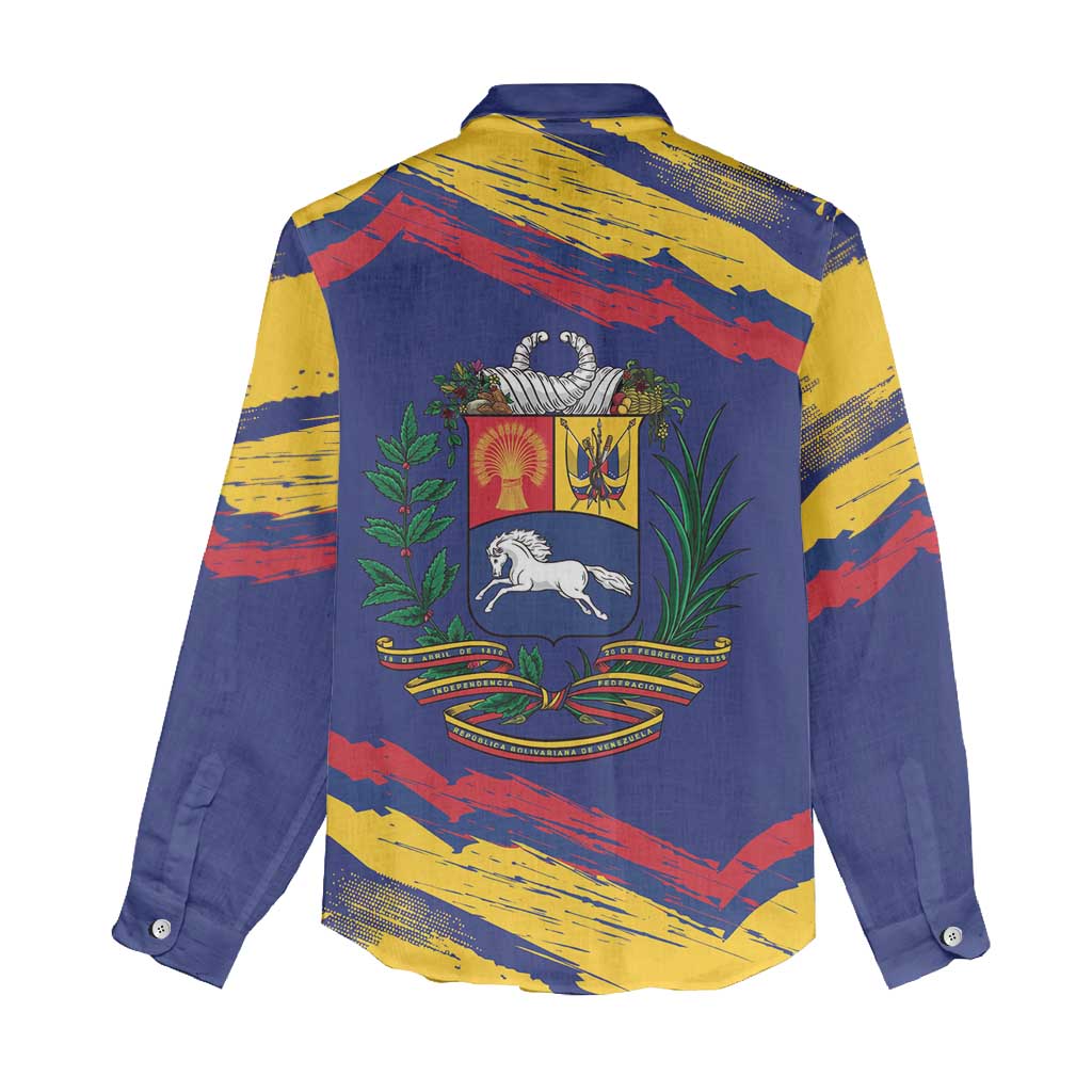 Venezuela Fuerza Y Esperanza Women Casual Shirt - Wonder Print Shop