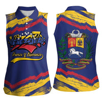 Venezuela Fuerza Y Esperanza Women Sleeveless Polo Shirt - Wonder Print Shop