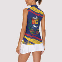 Venezuela Fuerza Y Esperanza Women Sleeveless Polo Shirt - Wonder Print Shop