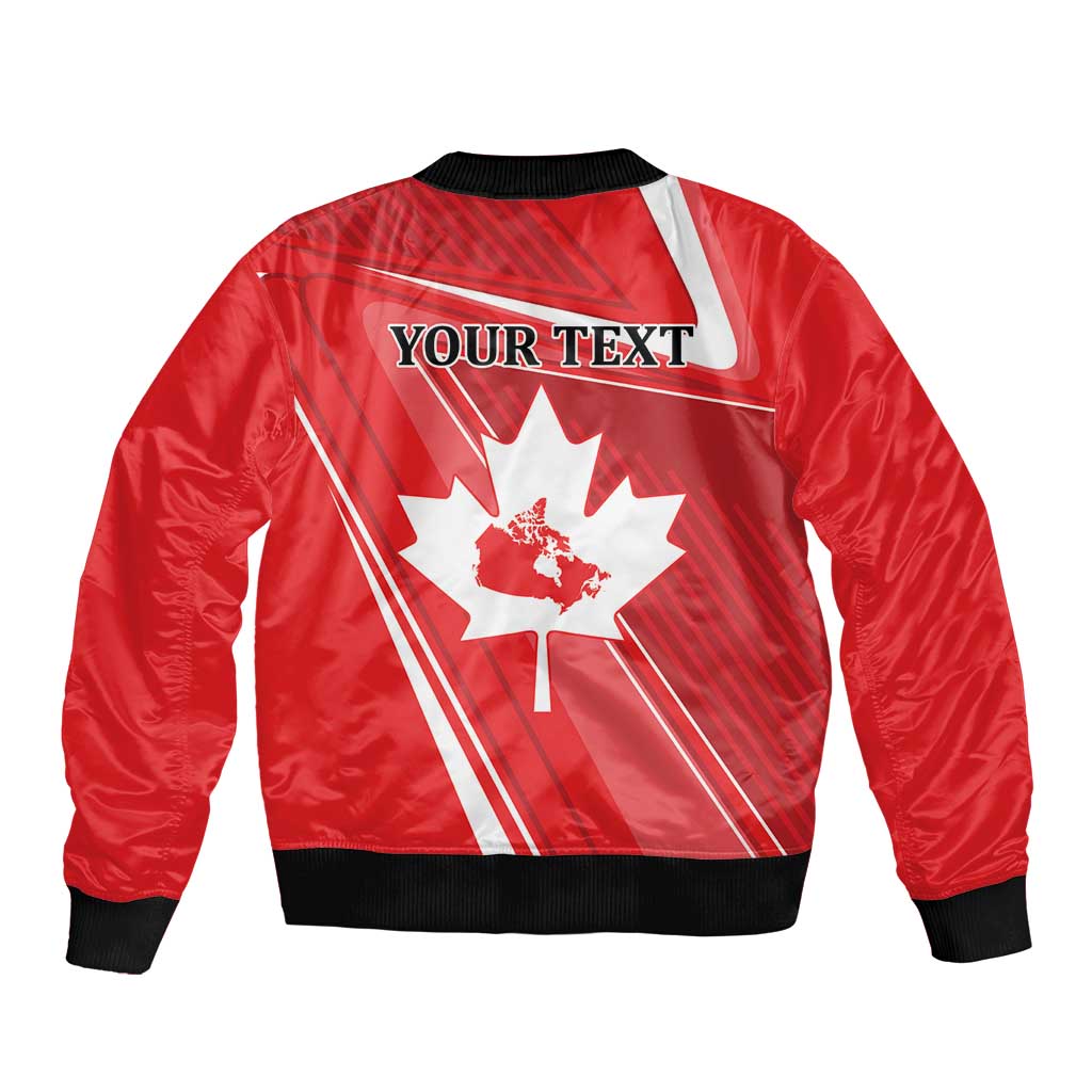 Personalized Beaver and Goose Happy Canada Day Bomber Jacket Est 1867 A Mari Usque Ad Mare