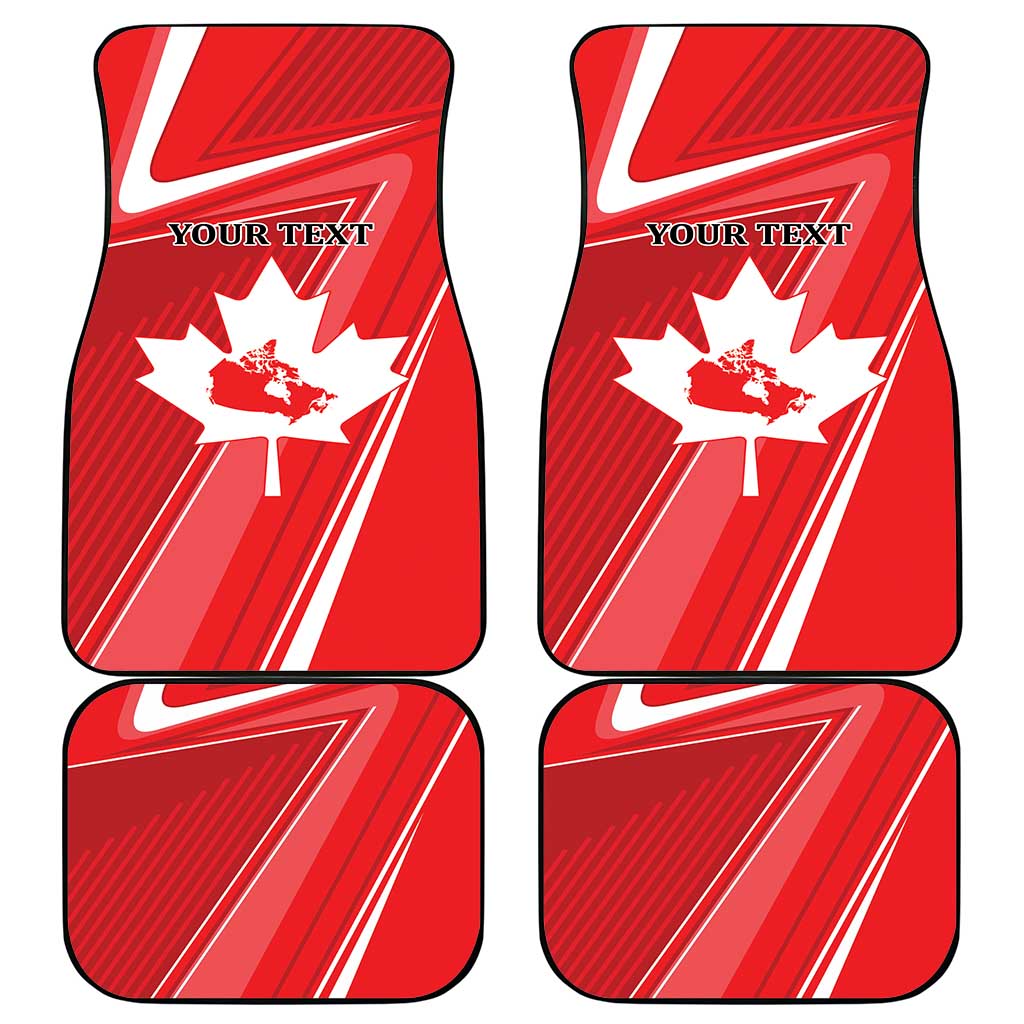Personalized Beaver and Goose Happy Canada Day Car Mats Est 1867 A Mari Usque Ad Mare