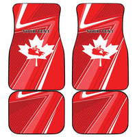 Personalized Beaver and Goose Happy Canada Day Car Mats Est 1867 A Mari Usque Ad Mare