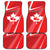 Personalized Beaver and Goose Happy Canada Day Car Mats Est 1867 A Mari Usque Ad Mare