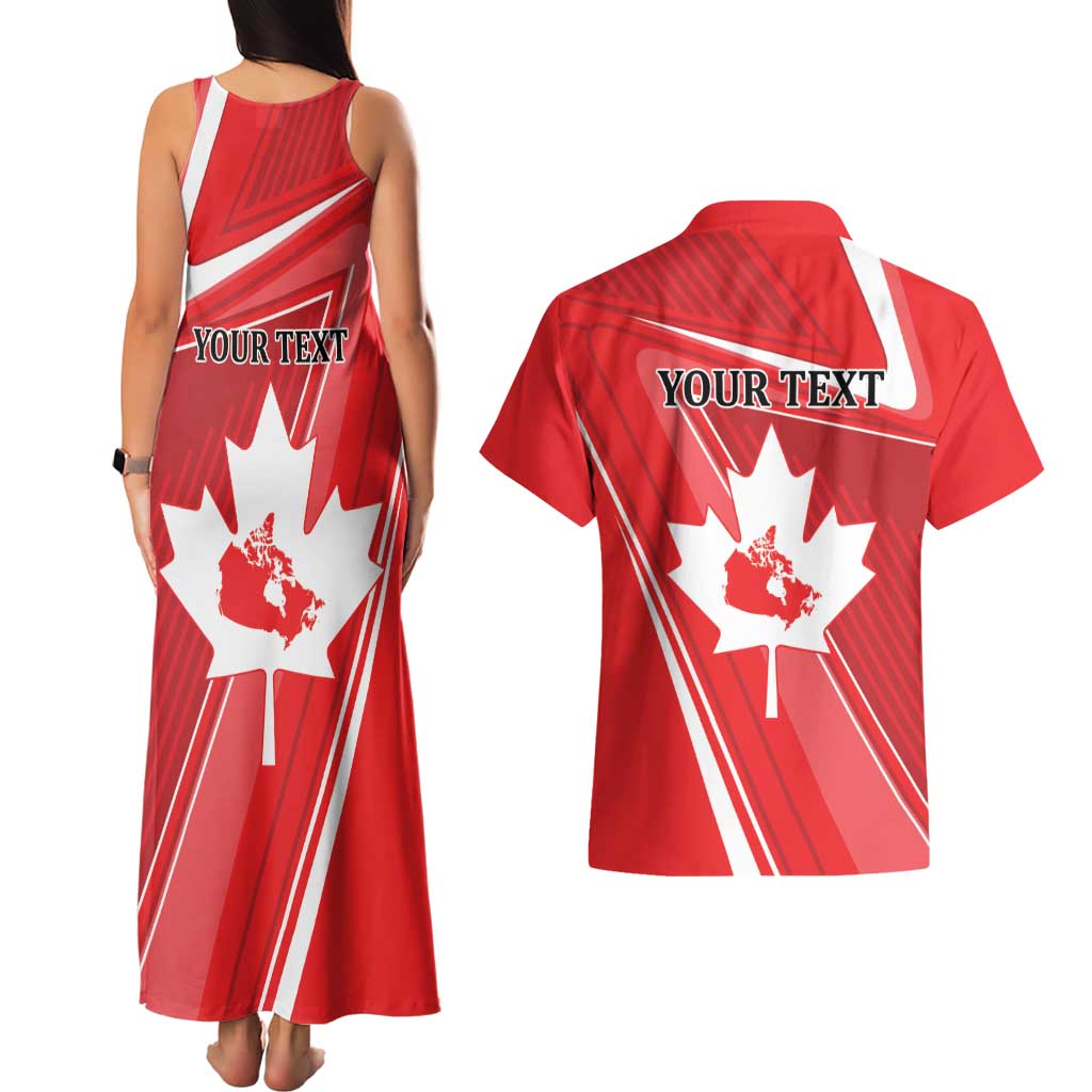 Personalized Beaver and Goose Happy Canada Day Couples Matching Tank Maxi Dress and Hawaiian Shirt Est 1867 A Mari Usque Ad Mare