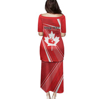 Personalized Beaver and Goose Happy Canada Day Family Matching Puletasi and Hawaiian Shirt Est 1867 A Mari Usque Ad Mare