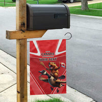 Personalized Beaver and Goose Happy Canada Day Garden Flag Est 1867 A Mari Usque Ad Mare
