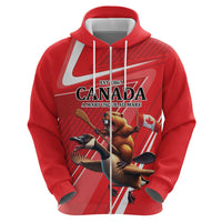 Personalized Beaver and Goose Happy Canada Day Hoodie Est 1867 A Mari Usque Ad Mare