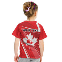 Personalized Beaver and Goose Happy Canada Day Kid T Shirt Est 1867 A Mari Usque Ad Mare