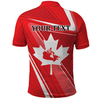 Personalized Beaver and Goose Happy Canada Day Polo Shirt Est 1867 A Mari Usque Ad Mare