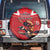 Personalized Beaver and Goose Happy Canada Day Spare Tire Cover Est 1867 A Mari Usque Ad Mare