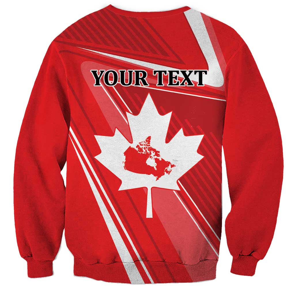 Personalized Beaver and Goose Happy Canada Day Sweatshirt Est 1867 A Mari Usque Ad Mare