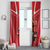 Personalized Beaver and Goose Happy Canada Day Window Curtain Est 1867 A Mari Usque Ad Mare
