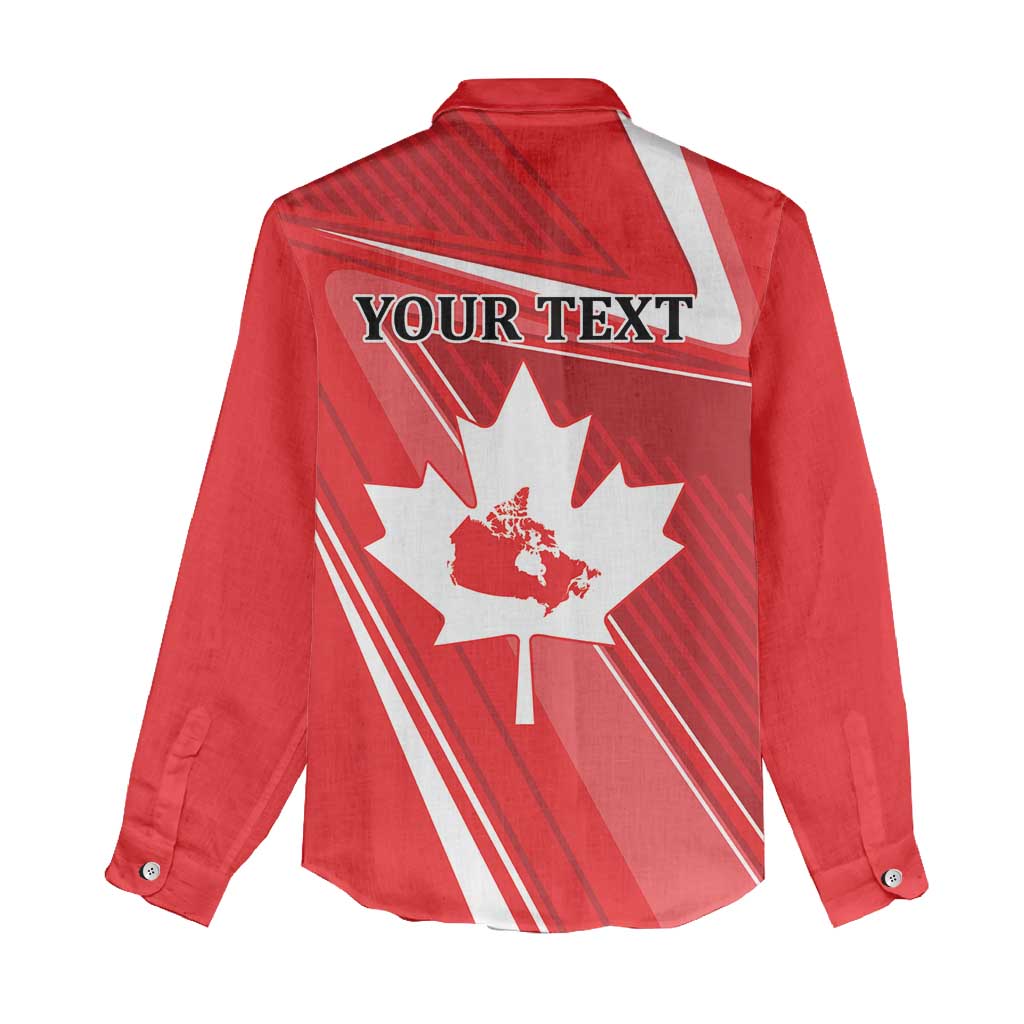 Personalized Beaver and Goose Happy Canada Day Women Casual Shirt Est 1867 A Mari Usque Ad Mare