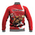 Personalized Beaver and Moose Happy Canada Day Baseball Jacket Est 1867 A Mari Usque Ad Mare