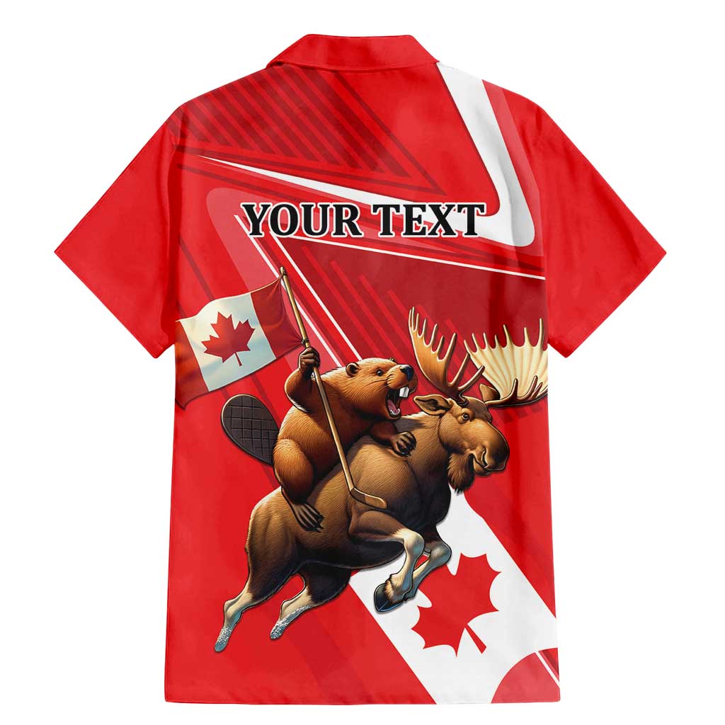 Personalized Beaver and Moose Happy Canada Day Family Matching Mermaid Dress and Hawaiian Shirt Est 1867 A Mari Usque Ad Mare