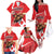 Personalized Beaver and Moose Happy Canada Day Family Matching Off The Shoulder Long Sleeve Dress and Hawaiian Shirt Est 1867 A Mari Usque Ad Mare