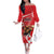 Personalized Beaver and Moose Happy Canada Day Family Matching Off The Shoulder Long Sleeve Dress and Hawaiian Shirt Est 1867 A Mari Usque Ad Mare