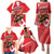 Personalized Beaver and Moose Happy Canada Day Family Matching Puletasi and Hawaiian Shirt Est 1867 A Mari Usque Ad Mare