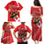 Personalized Beaver and Moose Happy Canada Day Family Matching Puletasi and Hawaiian Shirt Est 1867 A Mari Usque Ad Mare