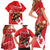 Personalized Beaver and Moose Happy Canada Day Family Matching Short Sleeve Bodycon Dress and Hawaiian Shirt Est 1867 A Mari Usque Ad Mare