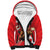 Personalized Beaver and Moose Happy Canada Day Sherpa Hoodie Est 1867 A Mari Usque Ad Mare
