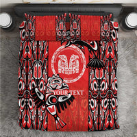Personalized Canada Indigenous People Day Bedding Set Haida Tribe Flag Tattoo Style