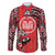 Personalized Canada Indigenous People Day Family Matching Long Sleeve Bodycon Dress and Hawaiian Shirt Haida Tribe Flag Tattoo Style