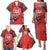 Personalized Canada Indigenous People Day Family Matching Puletasi and Hawaiian Shirt Haida Tribe Flag Tattoo Style